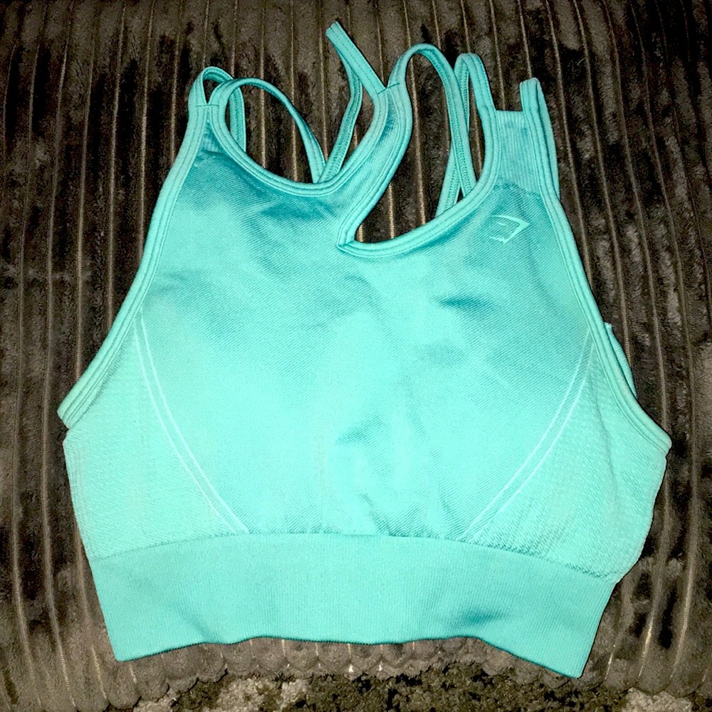 Gymshark - mint green sports bra - Medium